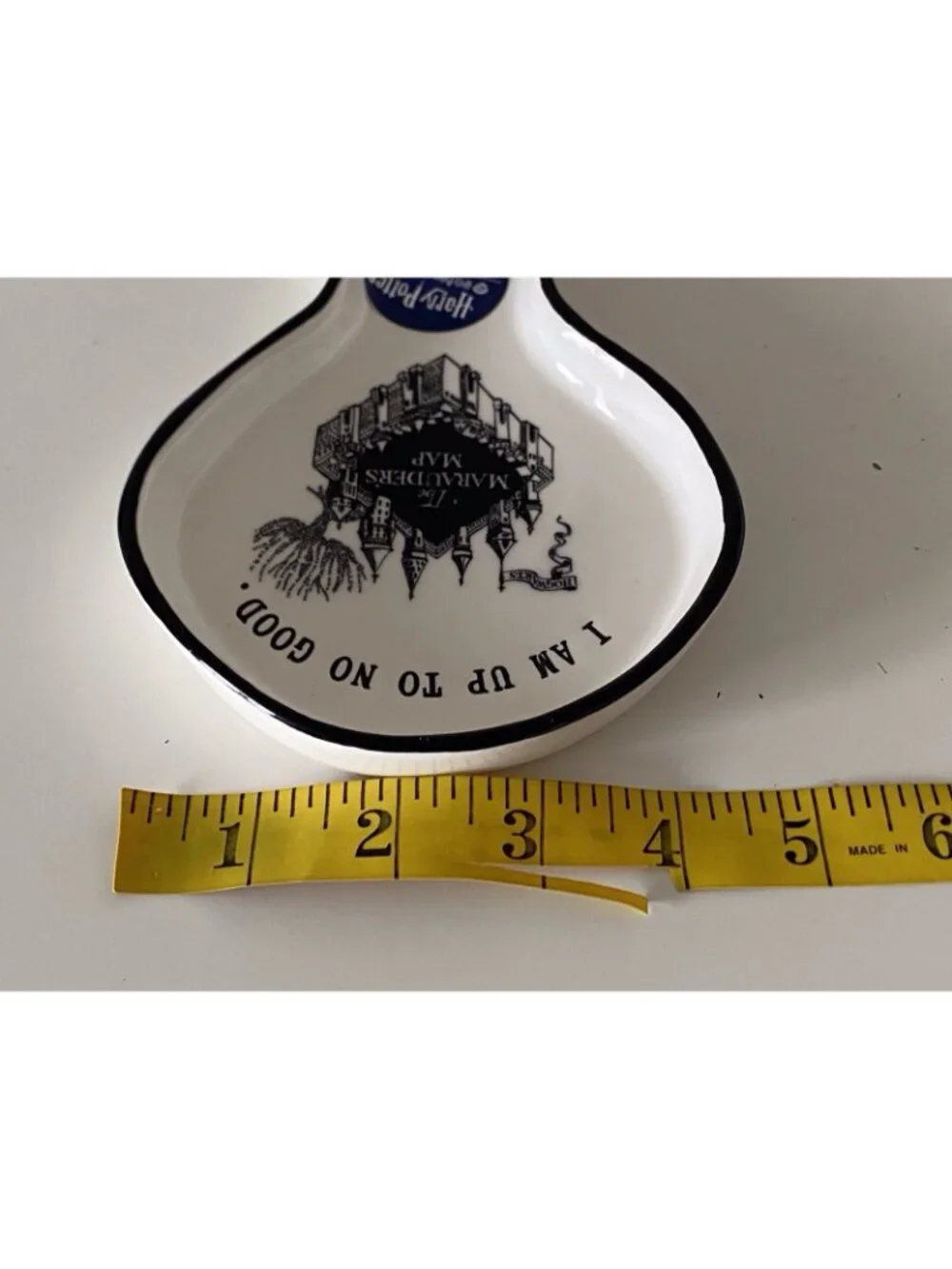 Rae Dunn Harry Potter I Am Up To No Good Ceramic Spoon Rest The Marauders Map